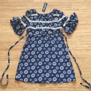 Retro 60s, 70s babydoll dress